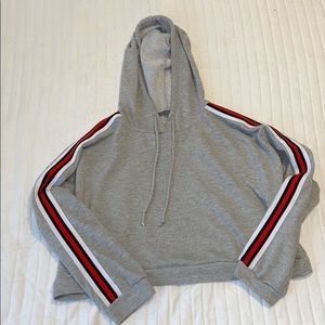 Charlotte Russe Crop Hoodie